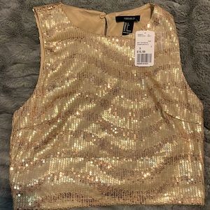 Forever 21 Sparkly Top